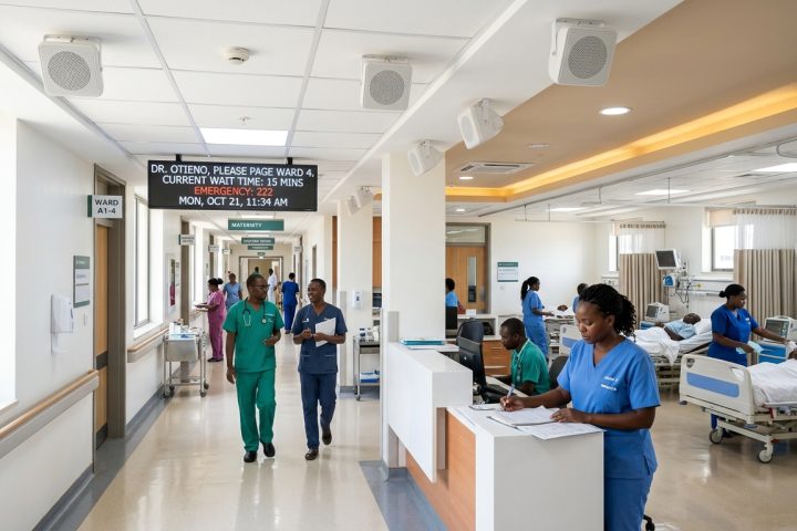 Hospital Paging & PA System — Nairobi Hospital