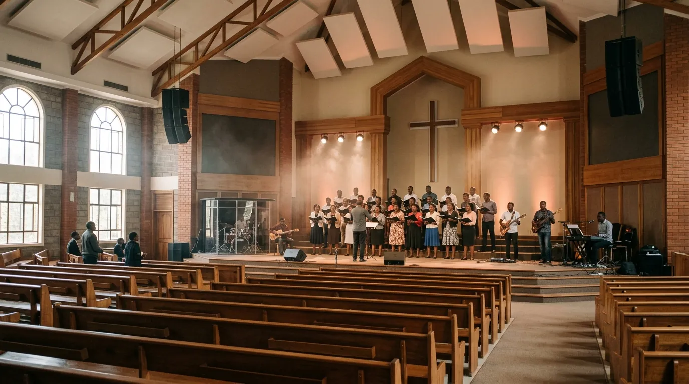 Church Sound Systems in Kenya: Speakers, Mics, Mixers and Acoustics
