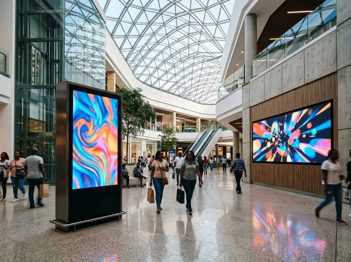 Digital Signage in Kenya: Screens, Content and Uses for Business 1 Digital signage screens displaying business information